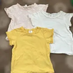 H&M フリル付きTシャツ 3枚セット