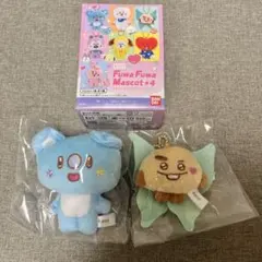 BT21 Fuwa Fuwa Mascot 4 ぬいぐるみ 2点セット