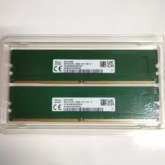 SK hynix DDR5 メモリ 8GB × 2枚（合計16GB）