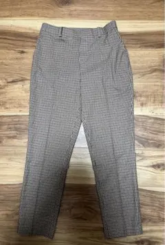 UNIQLO EZYアンクルパンツチェック柄L⭐︎