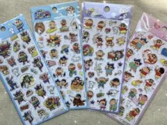 SALE★【海外正規品】クレヨンしんちゃん　クリスタル立体シール★全4種類セット