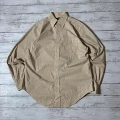 ら*ど様 ローレンラルフローレン チェック ボタンダウンシャツ ノンアイロン 黄