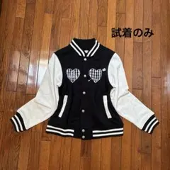 y2k スウェットジャケット　スタジャン　ハート　平成ギャル　グランジ　試着のみ