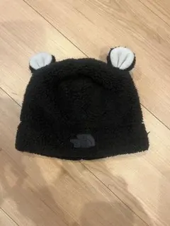 THE NORTH FACE ベビー用クマ耳帽子 ブラック ノースフェイス