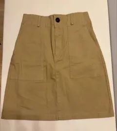 未使用品　Ray Cassinベージュ ミニスカート サイズM