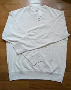 値下げ　新品　未使用　UNIQLO オフホワイト スウェット XL