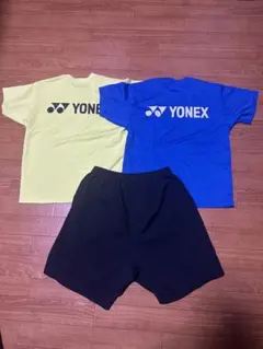 ヨネックス　ドライTシャツ　ハーフパンツセット