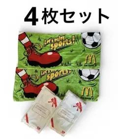 【新品】マクドナルド フェイスタオル 4枚セット