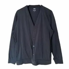 UNIQLO ユニクロ エアリズムUVカットカーディガン ブラック サイズL