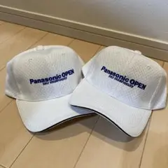 新品☆未使用Panasonic OPEN ゴルフキャップ 2個セット