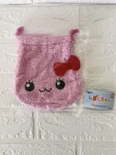 しずくちゃん　もこもこ巾着ポーチ　うるおいちゃん