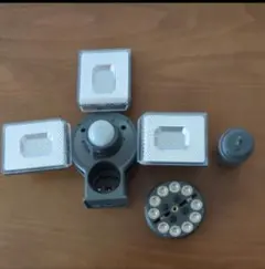 充電式人感センサーライト 3面発光 LEDライト、オプション強力マグネット付