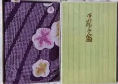 ⑬濃い紫色 　花柄 　風呂敷　ナイロン100%　70×70