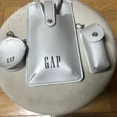 GAP シルバー ショルダーバッグ セット