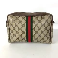 GUCCI グッチ GGスプリーム シェリーライン セカンドバッグ レディース