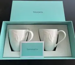 Tiffany & Co. ホワイトマグカップ 2個セット