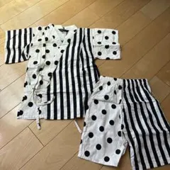オシャレ　キッズ　甚平　120センチ