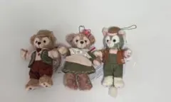 ダッフィー&フレンズぬいぐるみバッジセット