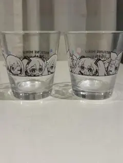 初音ミク 誕生日グラス 2個セット