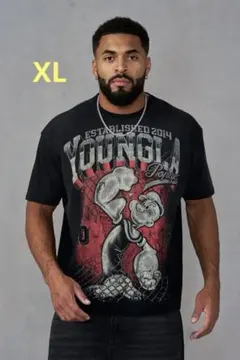 YoungLA Popeye コラボ Tシャツ ブラック XLのサムネイル