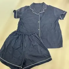 ユニクロ　パジャマ 上下セット ネイビー　XLのサムネイル
