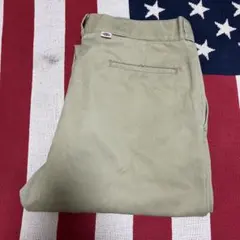 70s USA製 Dickies チビタグ ワークパンツ チノパン ベージュ