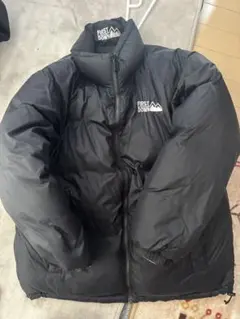 FIRST DOWN ダウンジャケット ブラック/ホワイト