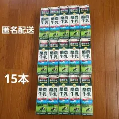 牛乳パック未解体15本　同銘柄紙パック　折り畳み　工作　【匿名配送】