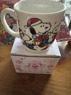 スヌーピー クリスマスマグカップ ノベルティ 2025 食洗機対応