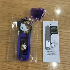 ハローキティ アクリルキーホルダー 紫