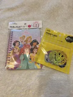 Disney Princess ステッカーブック & ステッカーフレークセット