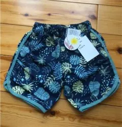 新品タグ付き アプレレクール リーフ柄男の子水着