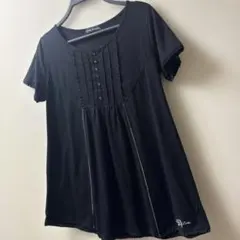 美品❣️drug store's❣️半袖❣️チュニック❣️ブラック❣️大人可愛い❣️のサムネイル