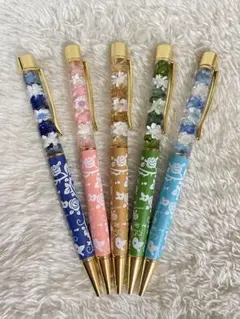 ハーバリウムボールペン　5本セット　@56
