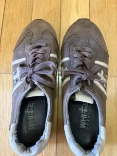 価格交渉可人気レザーPREMIATA ブラウンスニーカー美品のサムネイル