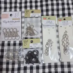 PARTS CLUB バックチャーム金具 2本セット