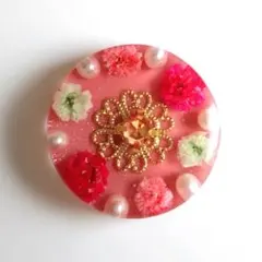 ヘアゴム レジン ドライフラワー 660