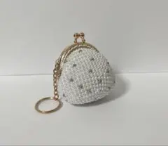 ビーズがま口　小銭入れ　No.88