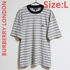 BURBERRY LONDON　ボーダー　Tシャツ　Lサイズのサムネイル
