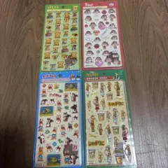 BONBON DROP シール 4種セット ペコちゃん じゃがりこ
