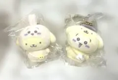 ちいかわサンリオ　フロッキーマスコットチャーム　うさぎプリン　セット