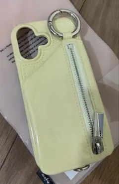 ajew iPhone17 ショルダー付 イエロー lemon