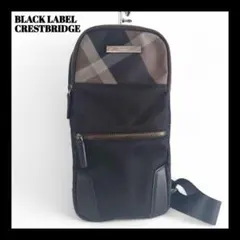 BLACK LABEL CRESTBRIDGE ボディバッグ ネイビー BLACK LABEL CRESTBRIDGE / ブラックレーベル・クレストブリッジ