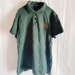 Lands' End ポロシャツ S ダークグリーン