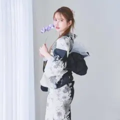 大人気【京の凪金魚】 ホワイト ディータ dita 浴衣 セット おまけ付き