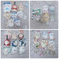 ナガノ　ちいかわ　うさぎ　ハチワレ　モモンガ　ぬいぐるみ