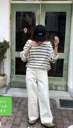 ボーダー スウェット
