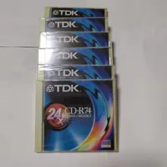 TDK CD-R74 650MB 24倍速対応 6枚セット