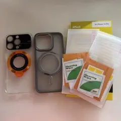 iPhone15proクリアケース 2個　リング付き　おまけ付き