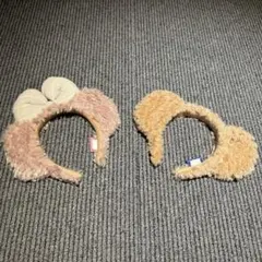 ディズニー カチューシャ ダッフィー＆シェリーメイ 2点セット